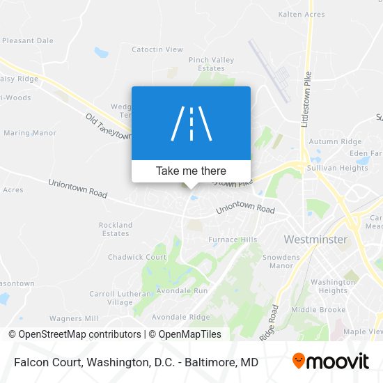 Falcon Court map