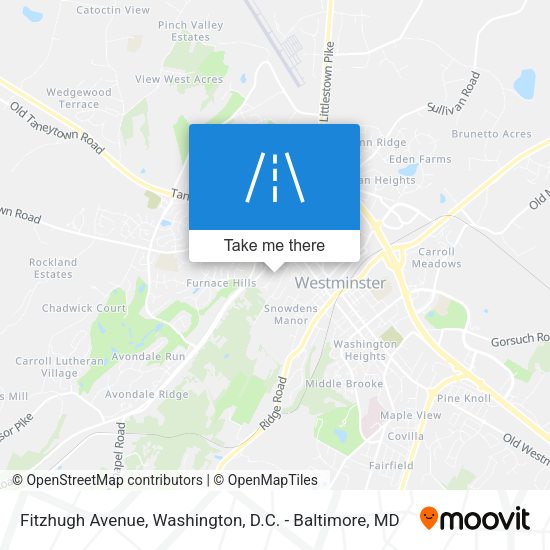 Mapa de Fitzhugh Avenue