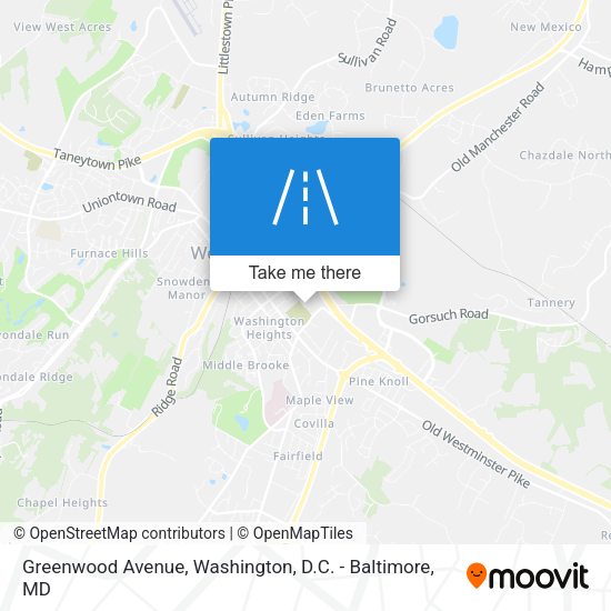 Mapa de Greenwood Avenue