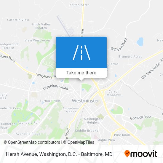 Hersh Avenue map