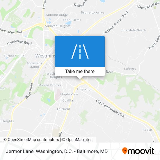 Jermor Lane map