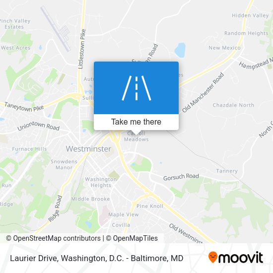 Laurier Drive map