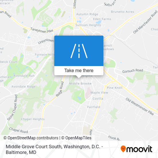 Middle Grove Court South map