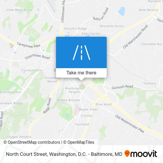 North Court Street map