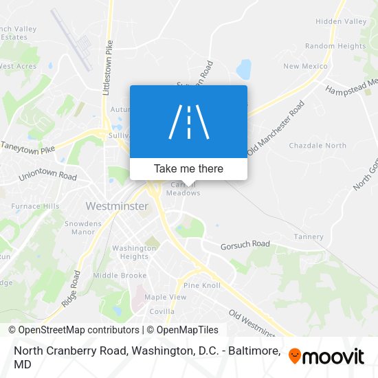 Mapa de North Cranberry Road