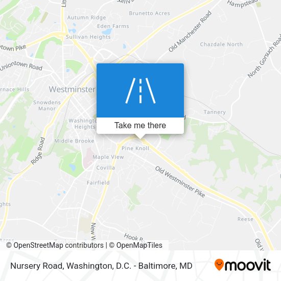 Nursery Road map