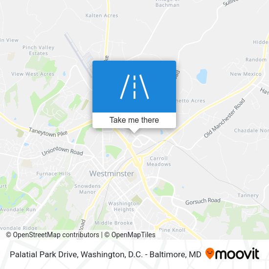 Mapa de Palatial Park Drive