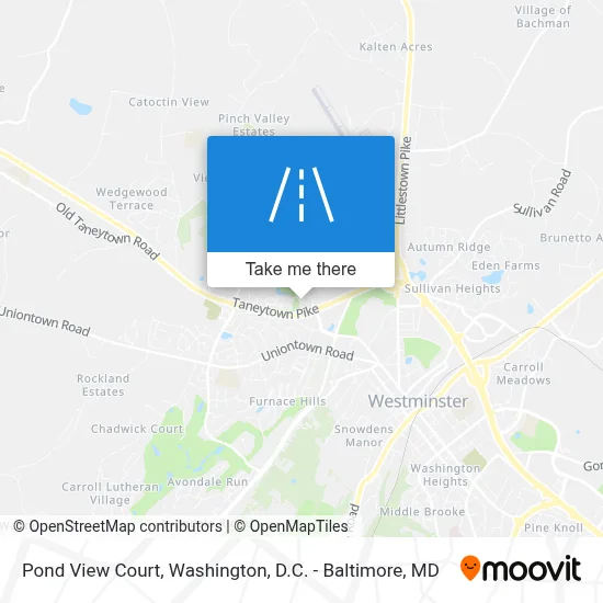 Pond View Court map