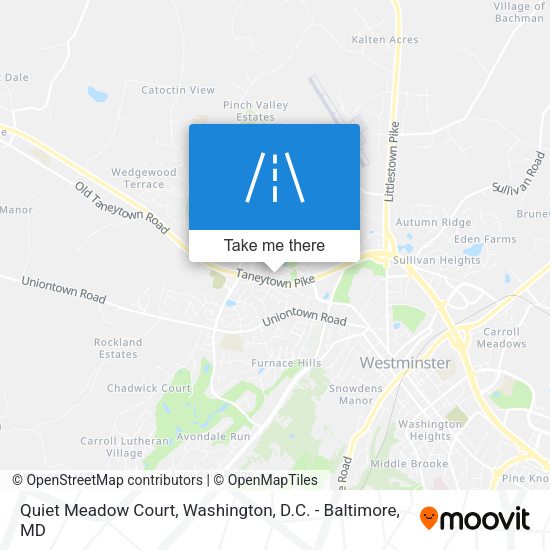Quiet Meadow Court map
