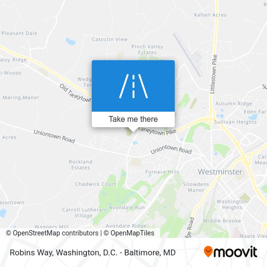 Mapa de Robins Way
