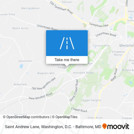 Saint Andrew Lane map