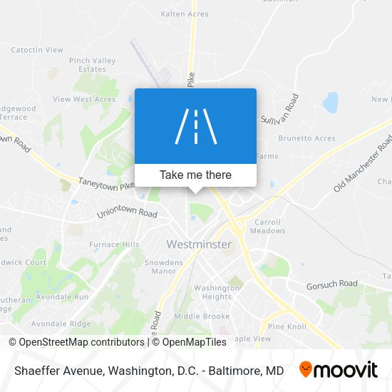 Mapa de Shaeffer Avenue