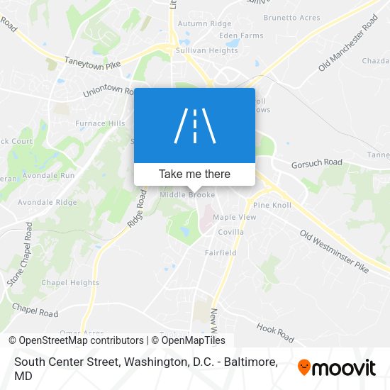 Mapa de South Center Street