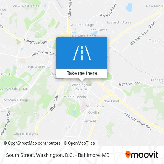 South Street map