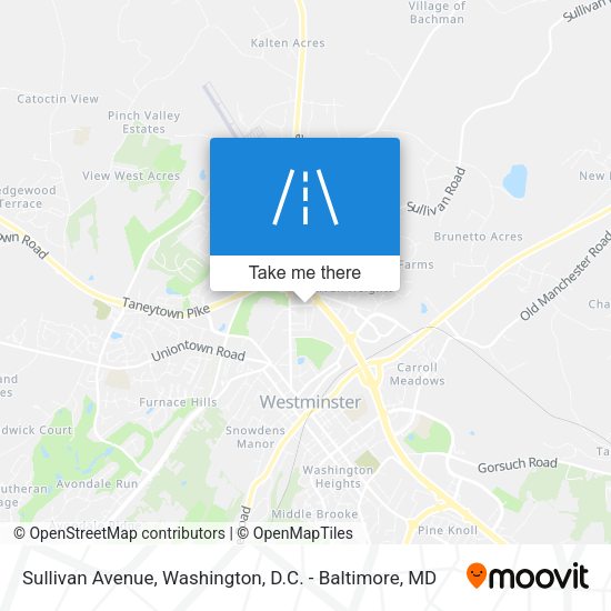 Sullivan Avenue map