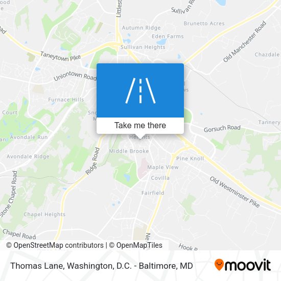 Mapa de Thomas Lane