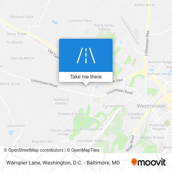 Mapa de Wampler Lane