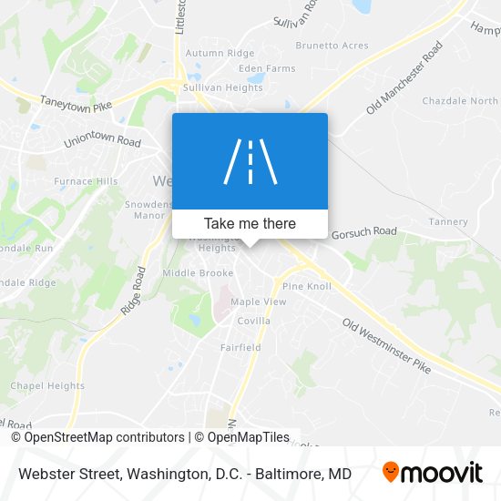 Mapa de Webster Street