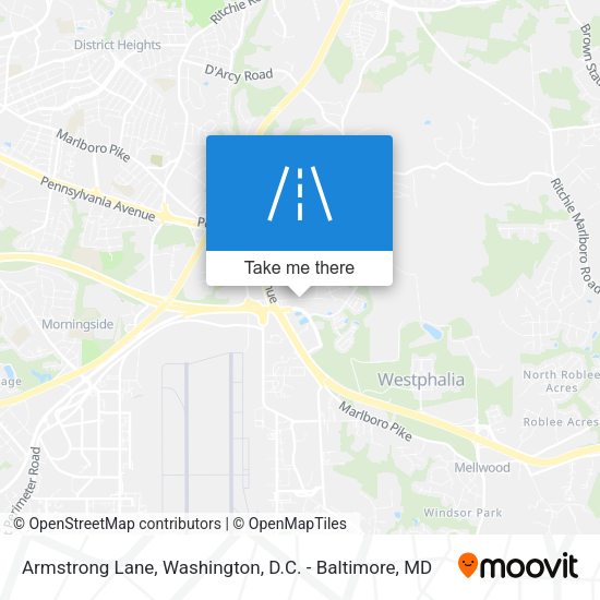 Armstrong Lane map