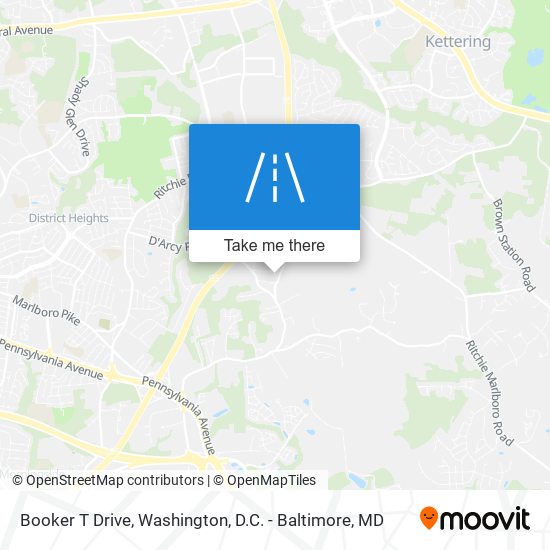 Booker T Drive map