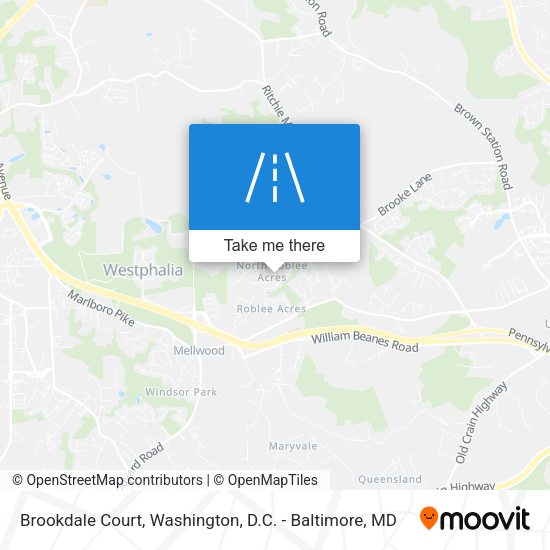 Mapa de Brookdale Court