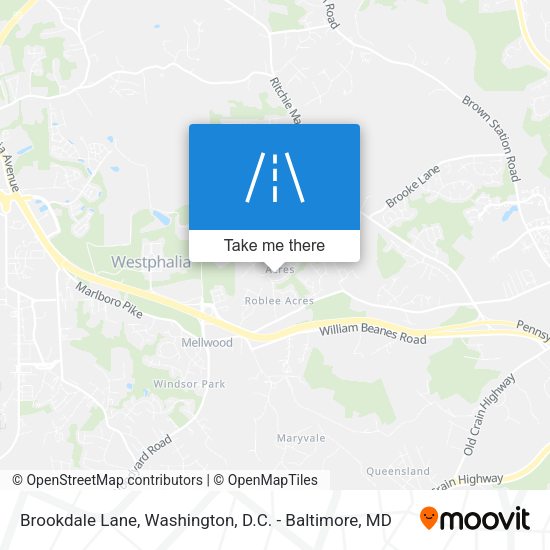 Brookdale Lane map
