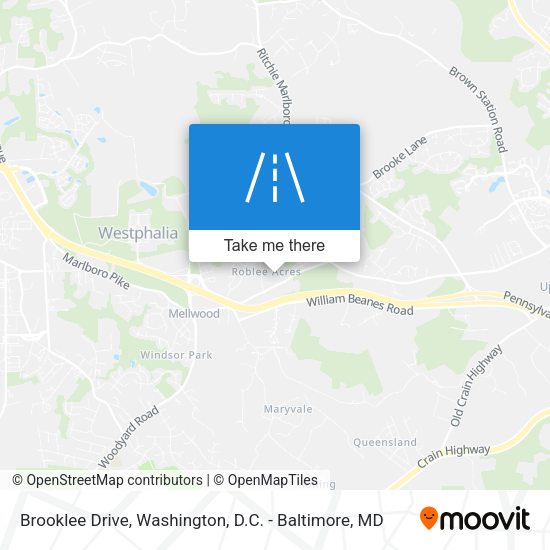 Mapa de Brooklee Drive