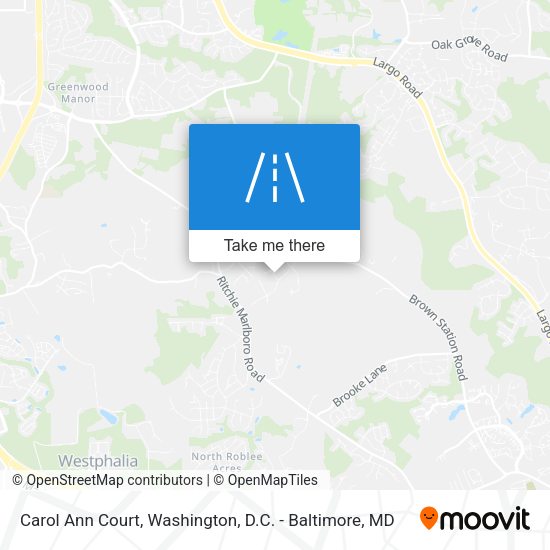 Carol Ann Court map