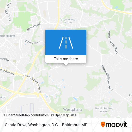 Castle Drive map