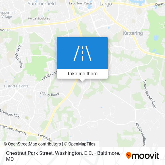 Chestnut Park Street map