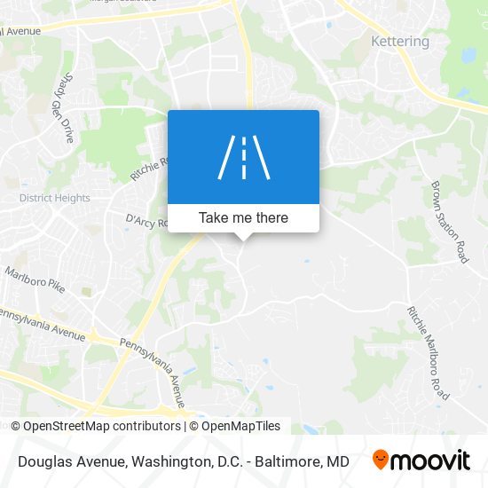 Douglas Avenue map