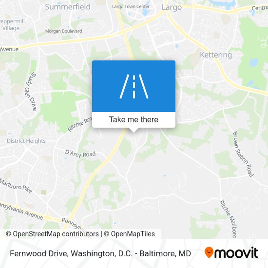 Fernwood Drive map