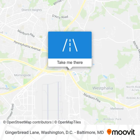 Gingerbread Lane map