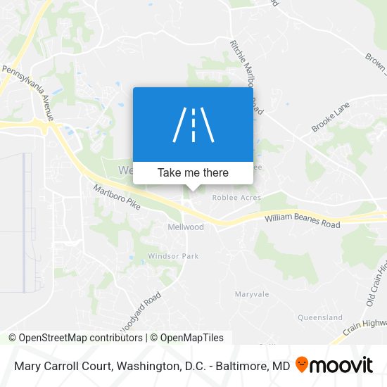 Mapa de Mary Carroll Court