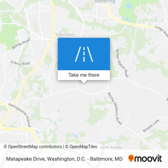 Mapa de Matapeake Drive