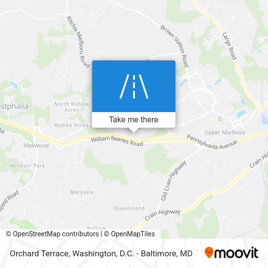 Orchard Terrace map