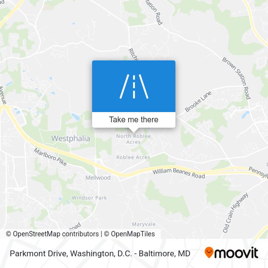Parkmont Drive map