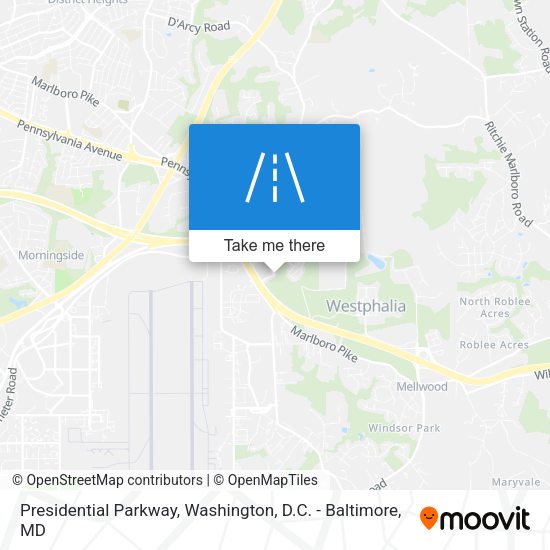 Presidential Parkway map