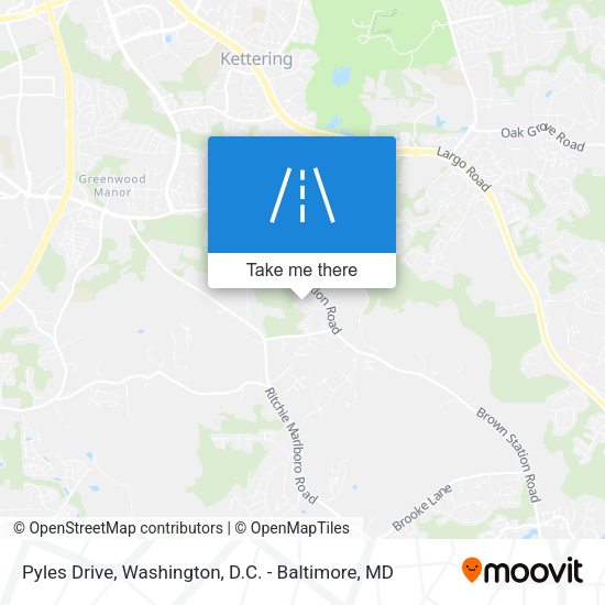 Pyles Drive map