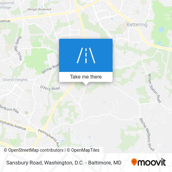 Sansbury Road map