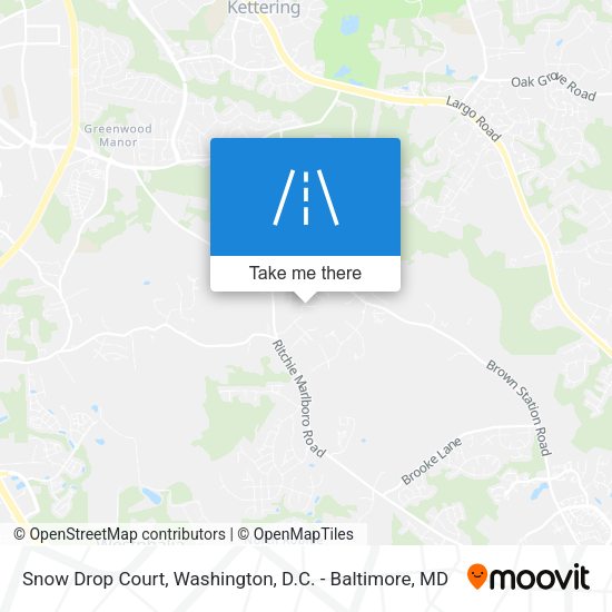 Mapa de Snow Drop Court