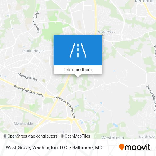 West Grove map