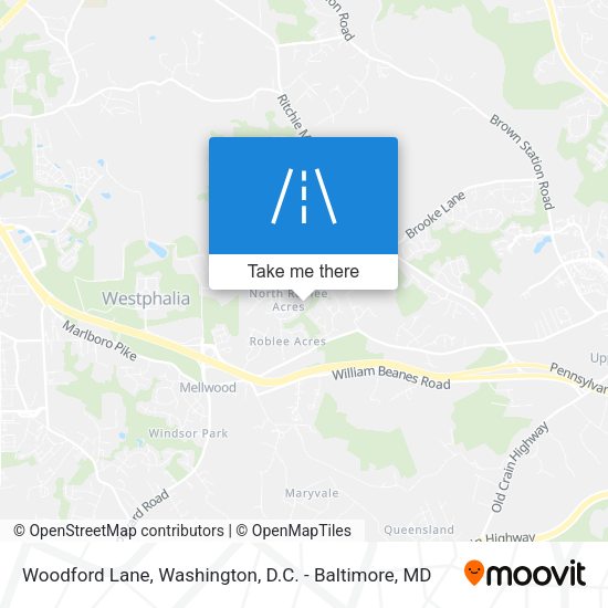 Woodford Lane map