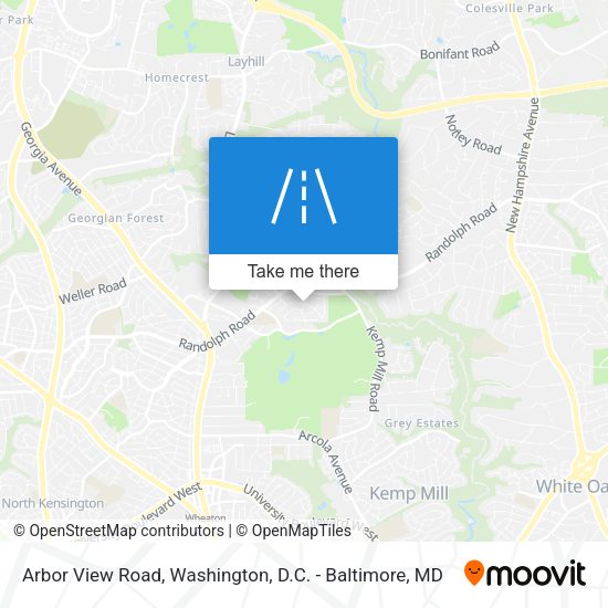 Arbor View Road map