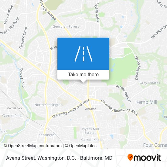 Mapa de Avena Street