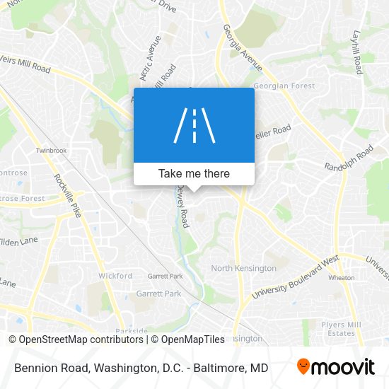 Mapa de Bennion Road