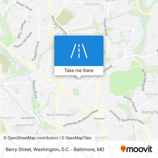 Berry Street map
