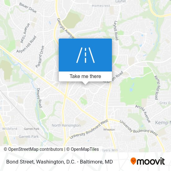 Bond Street map