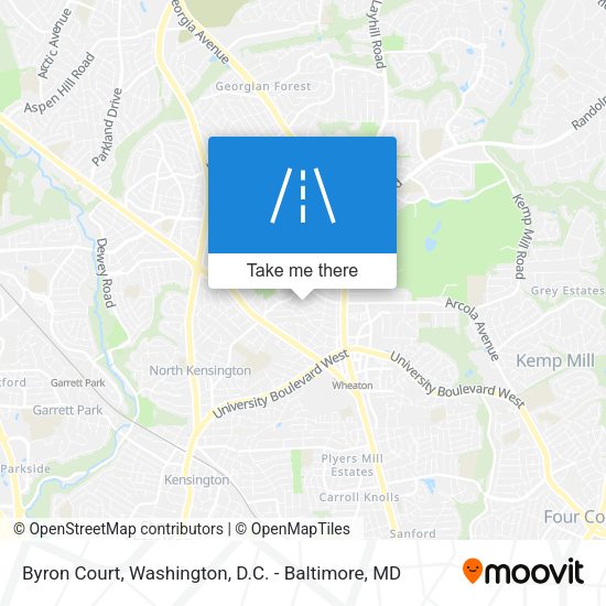 Byron Court map