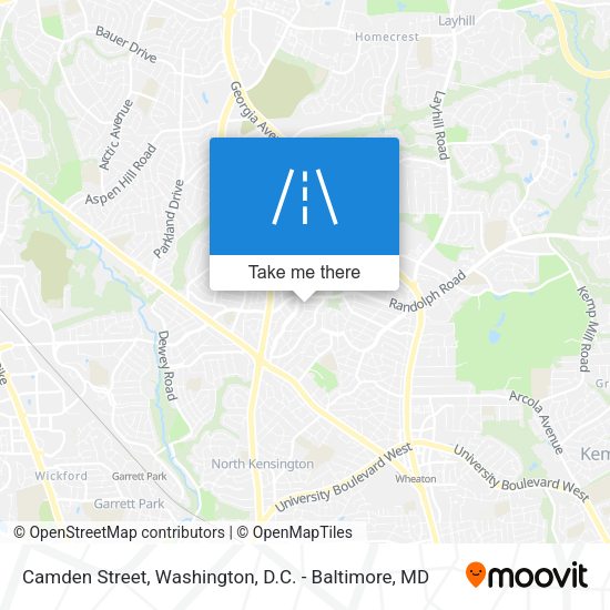Camden Street map